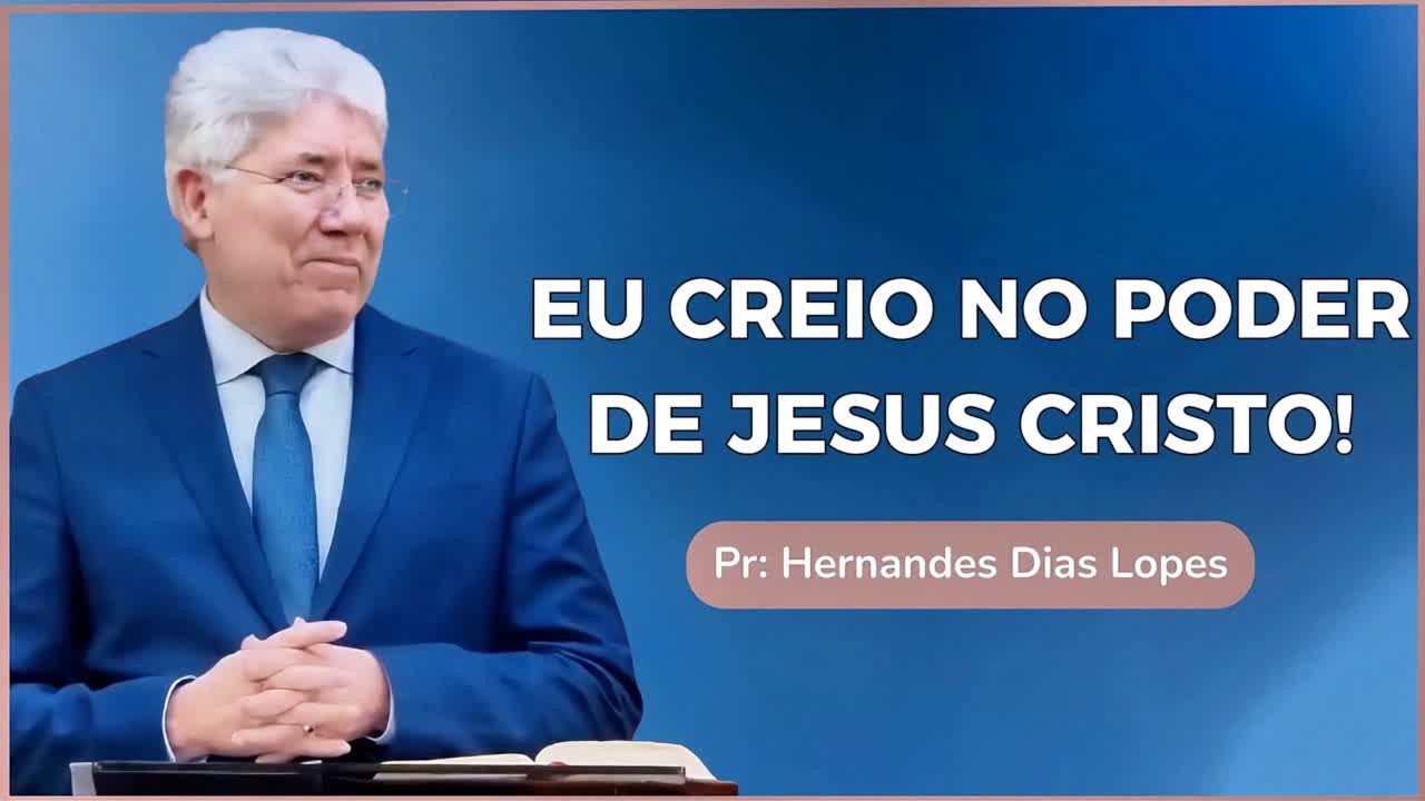 O PODER DE JESUS CRISTO É REAL E TRANSFORMA VIDAS!