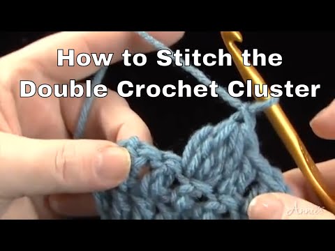 How to Stitch the Double Crochet Cluster | an Annie's Tutorial