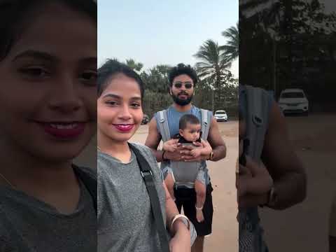 Isha’s 1st beach in Goa 🏖️😅 | Day -2 Goa | #Goa | #trip | #minivlog | @getfitwithsiva