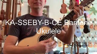 Video thumbnail for Kala KA-SSEBY-B-CE Electric Baritone Ukulele Demo/Review at Aloha City Ukes by Aloha City Ukes