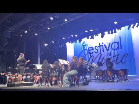Scotland High School Concert Band Performing at Carowinds the Festival of Music - Silverbrook