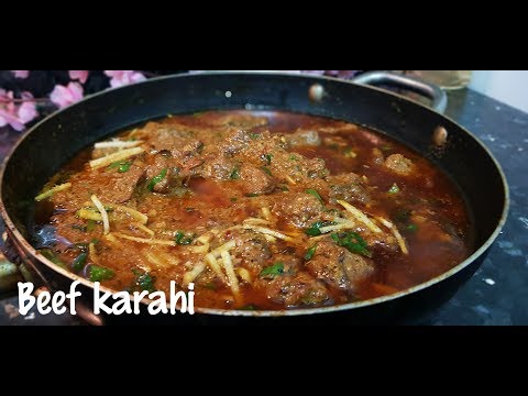 BEEF KARAHI SPICY MY STYLE RECIPE by FATIMA KITCHEN URDU HINDI RECIPES ✔✔