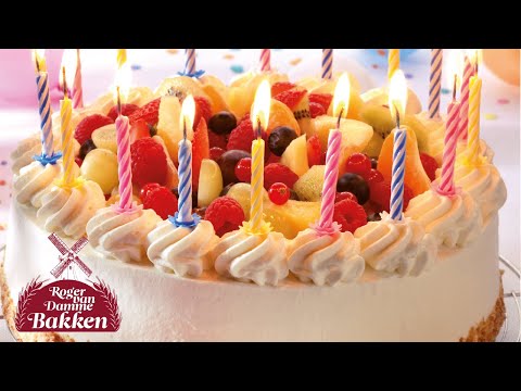 Verjaardagstaart met bresilienne en vers fruit | Roger van Damme Bakken