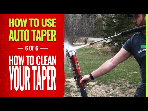 Automatic Drywall Taper How To: Clean An Automatic Taper | Video 6/6