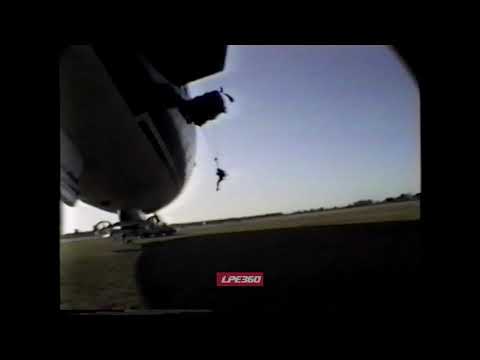 Skydiver Hits Blimp