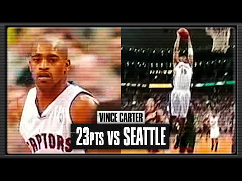 Vince Carter 23pts vs the Seattle Supersonics | 2001.01.07