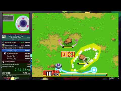 Pokemon Ranger: Shadows of Almia Speedrun - 7:06:53 (Former WR)