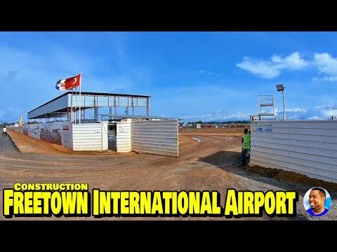 The NEW FREETOWN INTERNATIONAL AIRPORT Under Construction 🇸🇱 Roadtrip 2022 - Explore With Triple-A