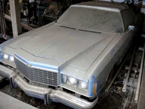Thumbnail for 1974 Caprice classic convertible DONK barn find 74K miles restoration project. Sitting for 34 years. by Convertible, WiLL