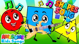 Shapes Song for Kids! Preschool Learning Circle, Square & Triangle with Shapes For You!