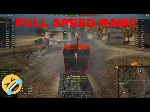 World of Tanks E50m Full Speed Ram on a Strv 103B