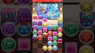 【パズドラ実況】追撃なしでアナ降臨2体以下に闇アテナで挑戦