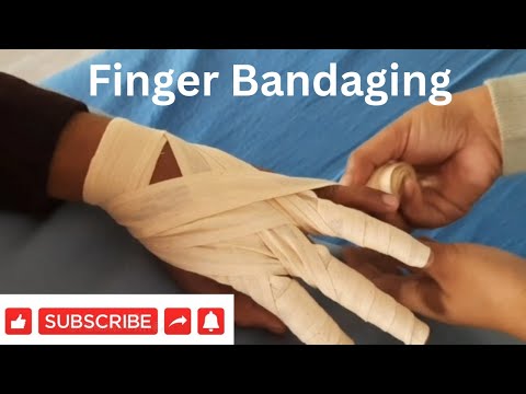 Fingers Bandaging By PC nursing procedure