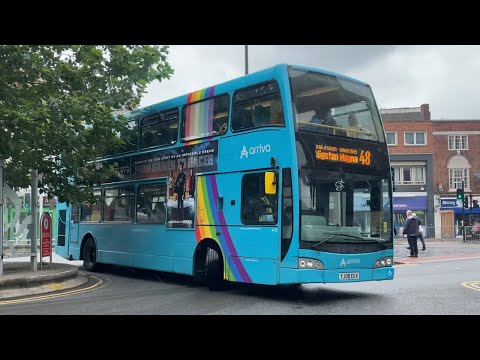 Arriva Midlands (Leicester) 4115 (YJ08 EEV) Route 48