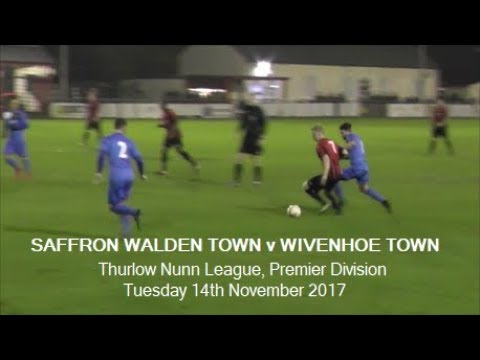 Saffron Walden Town v Wivenhoe Town. Season 2017-18