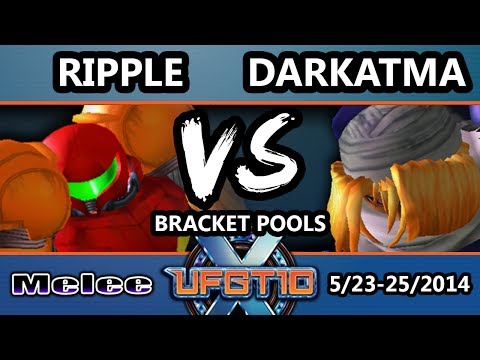 UFGTX - Ripple (Samus) Vs. Darkatma (Sheik) SSBM Pools - Smash Melee