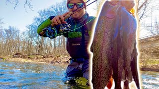 Spring Trout Fishing OPENING WEEKEND NJ | DELICIOUS Trout Almondine