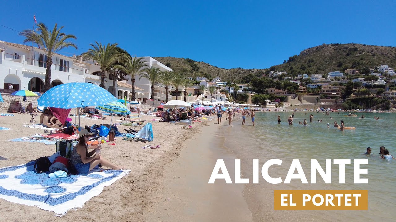 Alicante Beach Walk 2023 -  El Portet / SPAIN