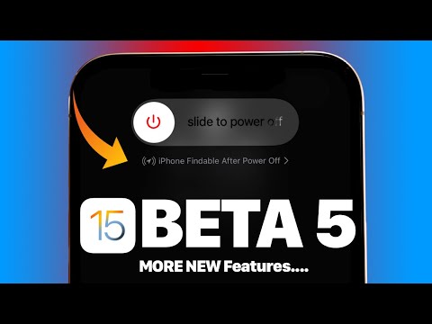iOS 15 BETA 5 | NEW Power OFF MENU & More (Follow Up)
