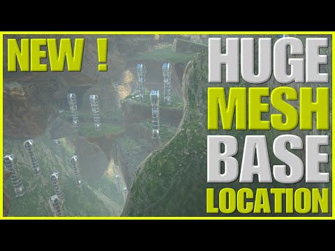 ARK CRYSTAL ISLE - HUGE MESH BASE LOCATION