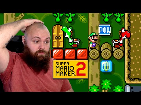 These PUZZLES are AMAZING! | SMM2 Super Bear24 World Pt 3