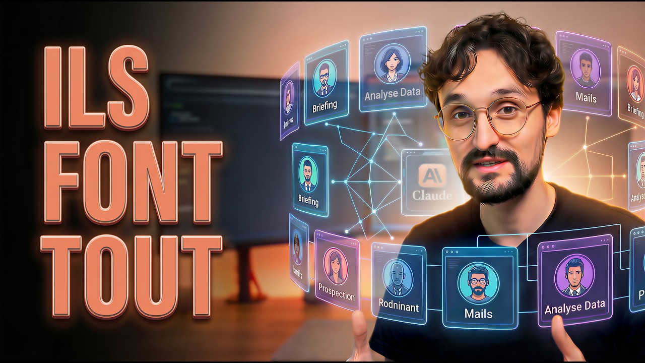 J'ai créé 10 agents IA qui gèrent ma journée | Claude Opus 4.7