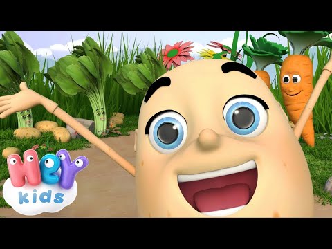 Monsieur Patate comptine bébé - Apprendre les parties du visage | HeyKids Français