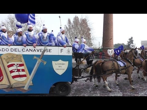 Il Contado del Canavese carro da getto - Carnevale Ivrea 2016