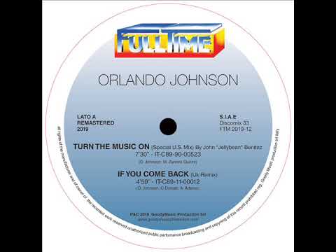 Orlando Johnson - IF YOU COME BACK (Uk Remix)