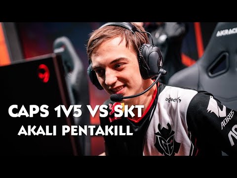 CAPS PENTAKILL VS SKT (G2 2019) #shorts