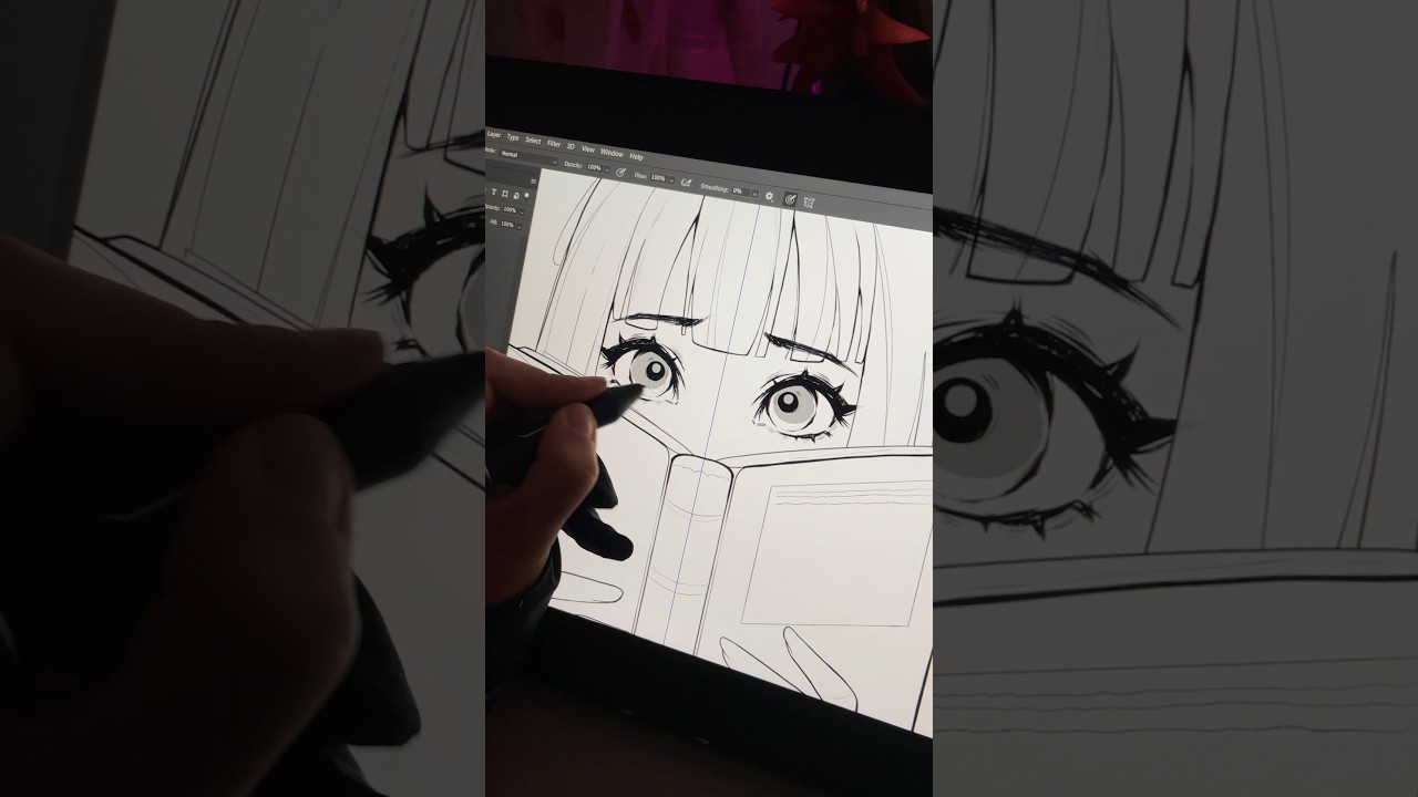 Sawako | Lineart | Anime #animeart #shorts