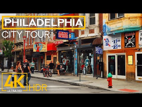 The Landmarks of the Historic District of Philadelphia - Onewheel City Tour in 4K HDR