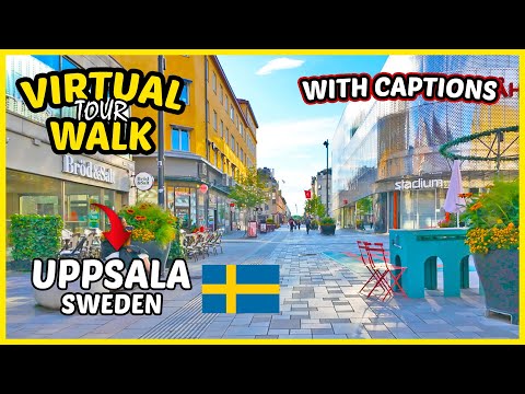 UPPSALA, SWEDEN 🇸🇪 | Uppsala City Center Walk | Uppsala Sweden Walking Tour