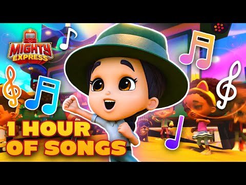 Mighty Music Mixtape! 🎶 1 HOUR OF SONGS 🎶 - Mighty Express Official - Songs for Kids