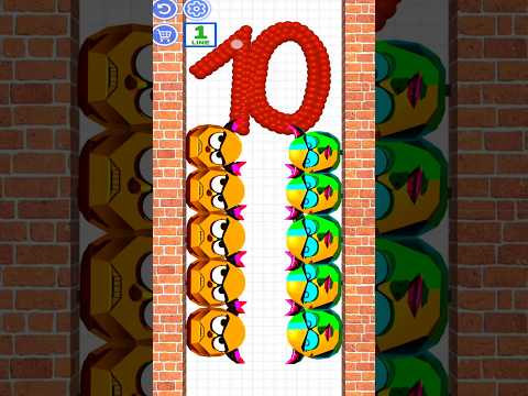 Draw to Smash NUMBER 10 #shorts #drawtosmash #gamingshorts #asmr #youtubeshorts #numbers