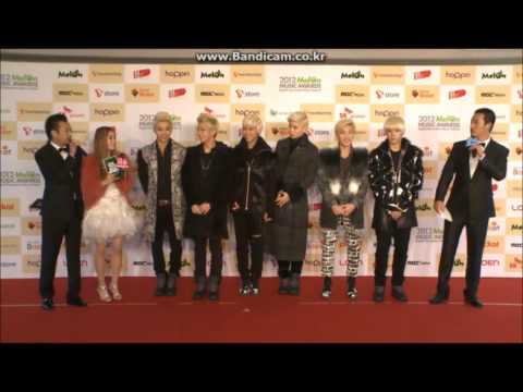 121214 2012 Melon Awards B.A.P