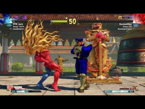 STREET FIGHTER V.... Dankadillas(Gill) vs Xtr_Jack(Bison)