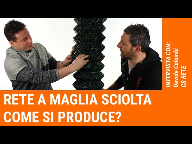 Come si produce una rete a maglia sciolta?