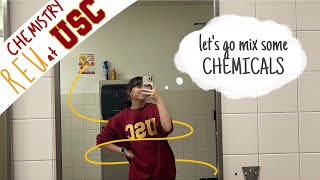 day in the life of an REU student | USC chemistry 🧪