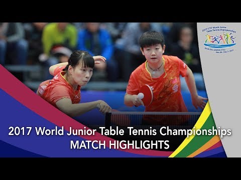 2017 World Junior Championships Highlights: Shi Xunyao/Sun Yingsha vs Wang Manyu/Qian Tianyi (Final)
