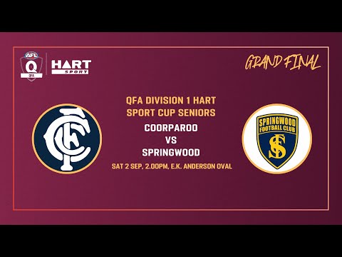 QFA Division 1 HART Sport Cup Senior Grand Final - Coorparoo v Springwood