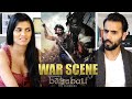 BAAHUBALI THE BEGINNING WAR SCENE REACTION!! | Bahubali