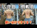 【広背筋】シーテッドロウの効率的なやり方・使い分け方を徹底解説【僧帽筋】