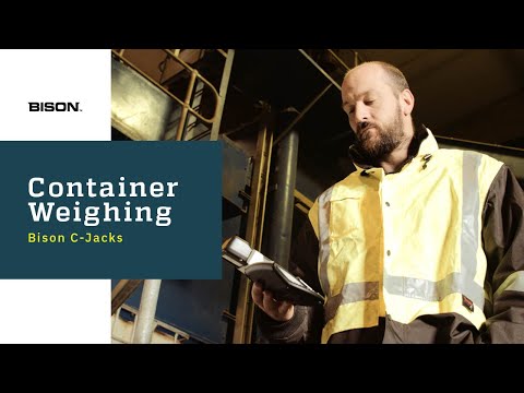 How To Weigh Containers On The Ground With Bison C-Jacks