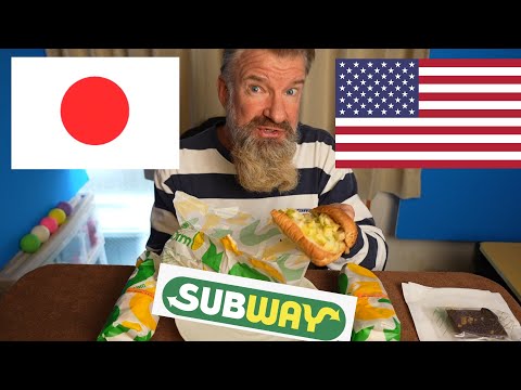 SUBWAY Sandwiches Japan VS. USA - Eric Meal Time #610