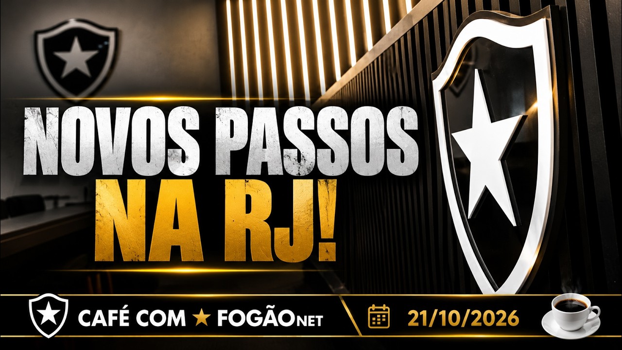 LIVE CAFÉ COM FOGÃONET | Botafogo avança na recuperação judicial; clube destaca necessidade de vendas