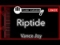 Riptide (LOWER -5) - Vance Joy - Piano Karaoke Instrumental
