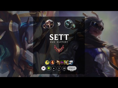 Sett Support vs Senna - KR Grandmaster Patch 12.10
