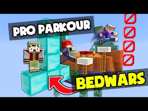 KHANGG - SUPER HARD HACK BEDWARS PRO PARKOUR *NOOB TEAM PVP PARKOUR OWNS THE MOST VIP ARMOR IN MINECRAFT