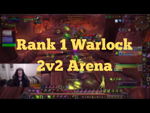Rank 1 Warlock POV 2v2 Arena (BFA World of Warcraft)